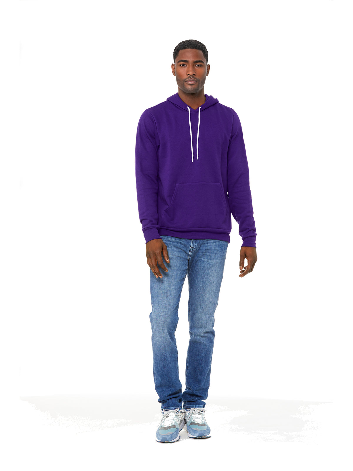 Unisex Sponge Fleece Pullover Hoodie - BC3719 - Team Purple
