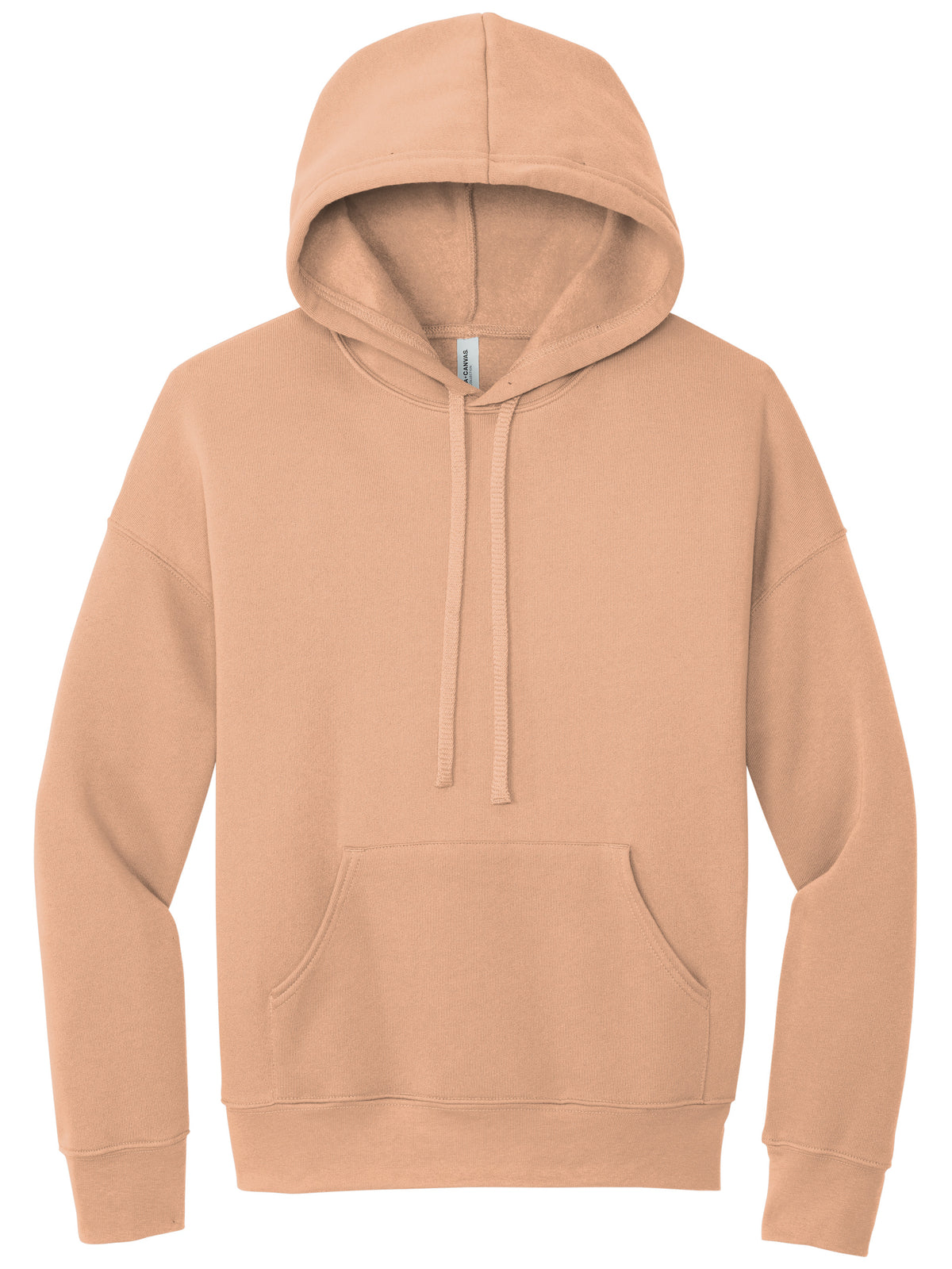 Unisex Sponge Fleece Pullover Hoodie Sweatshirt - BC3729 - Peach