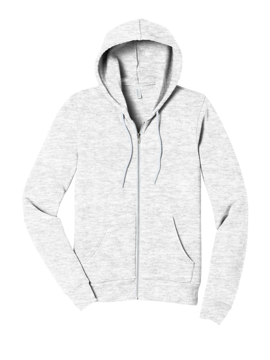 Unisex 2-Pocket Full-Zip Hoodie - BC3739 - Ash