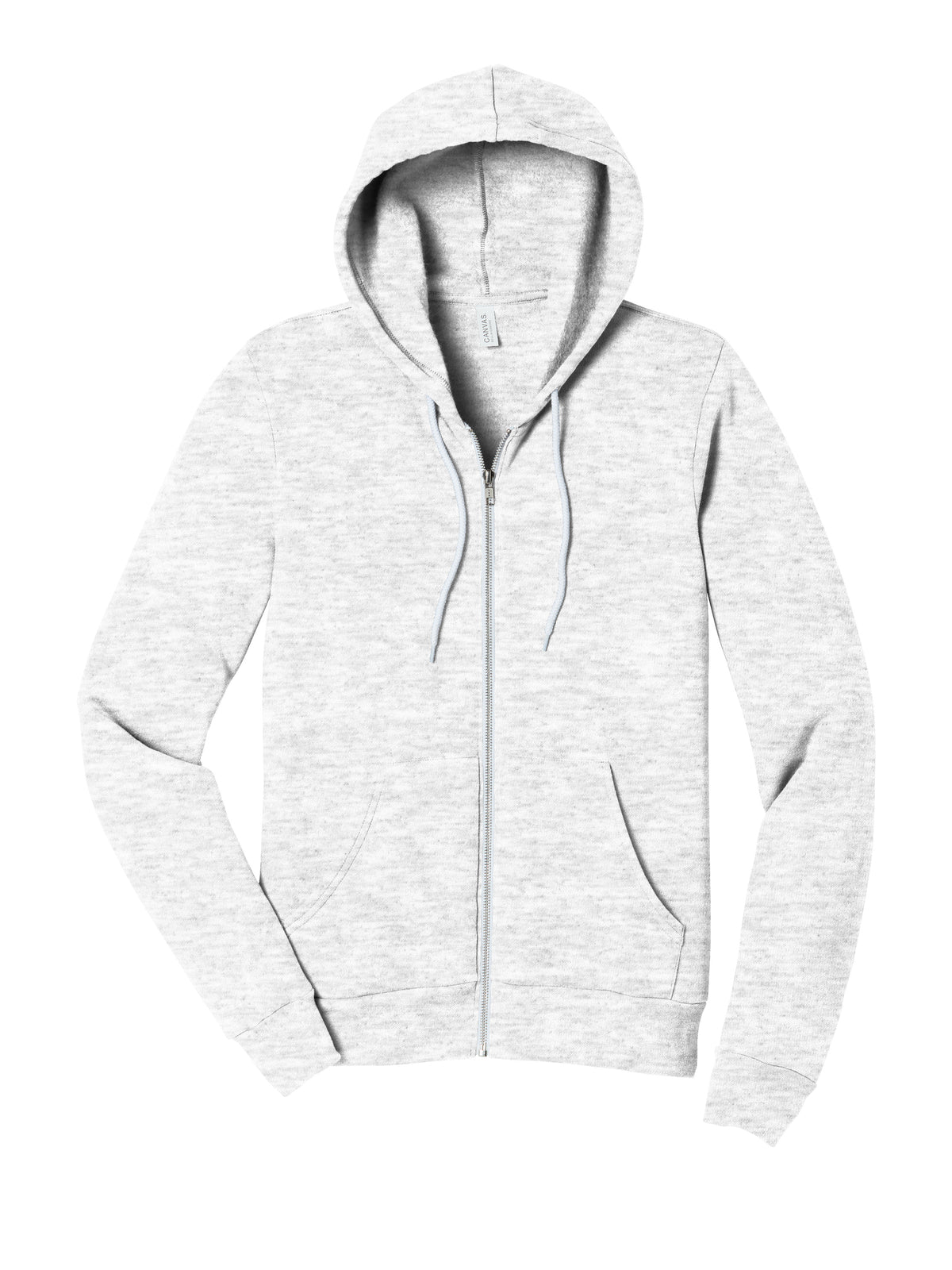 Unisex 2-Pocket Full-Zip Hoodie - BC3739 - Ash