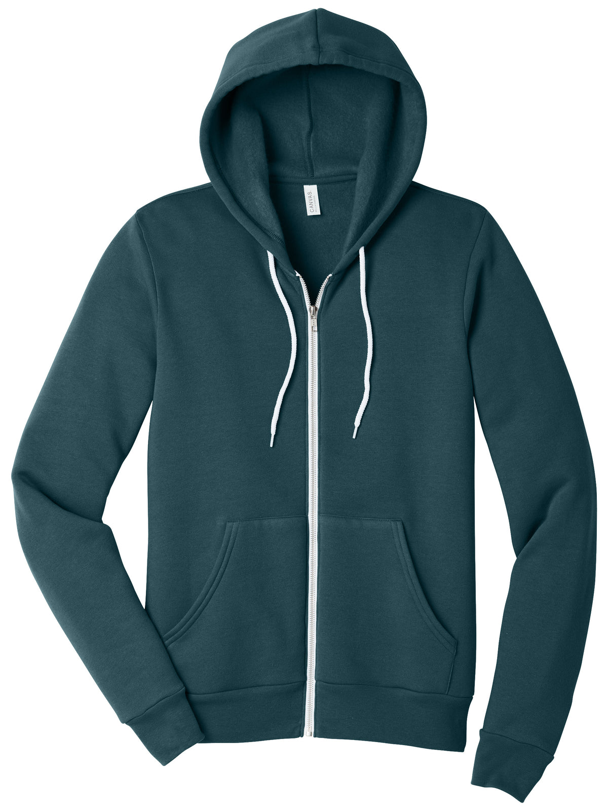 Unisex 2-Pocket Full-Zip Hoodie - BC3739 - Atlantic