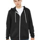 Unisex 2-Pocket Full-Zip Hoodie - BC3739 - Black