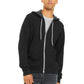 Unisex 2-Pocket Full-Zip Hoodie - BC3739 - Black Heather