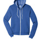 Unisex 2-Pocket Full-Zip Hoodie - BC3739 - Heather True Royal