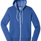 Unisex 2-Pocket Full-Zip Hoodie - BC3739 - Heather True Royal