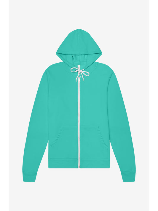 Unisex 2-Pocket Full-Zip Hoodie - BC3739 - Teal