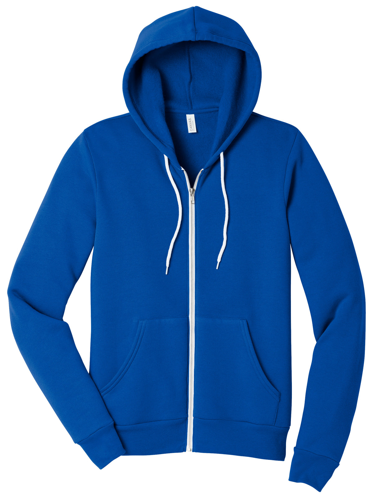 Unisex 2-Pocket Full-Zip Hoodie - BC3739 - True Royal