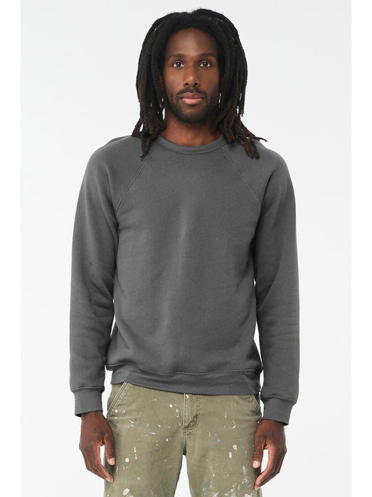 Unisex Raglan Sweatshirt - BC3901 - Asphalt