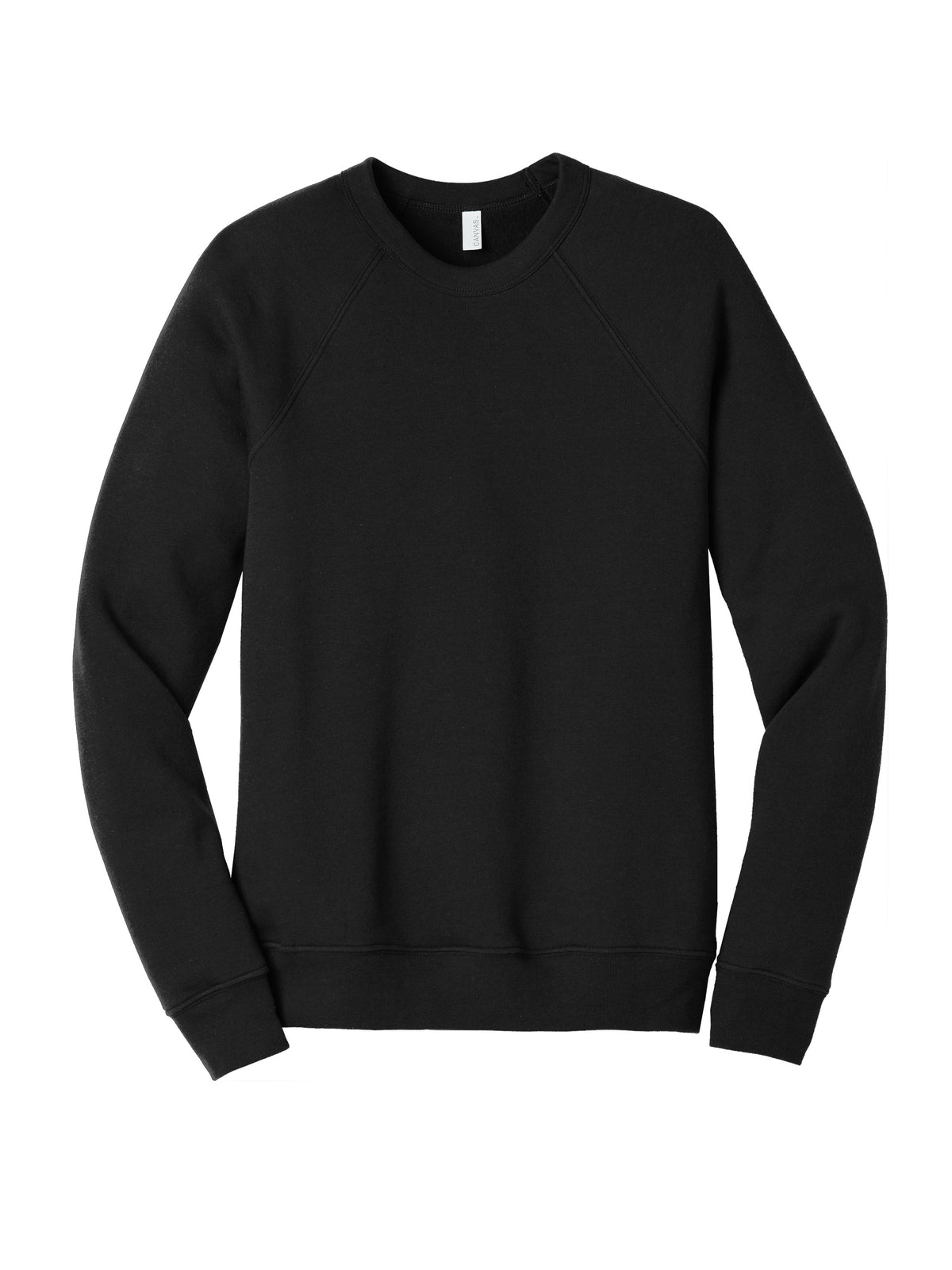 Unisex Raglan Sweatshirt - BC3901 - Black