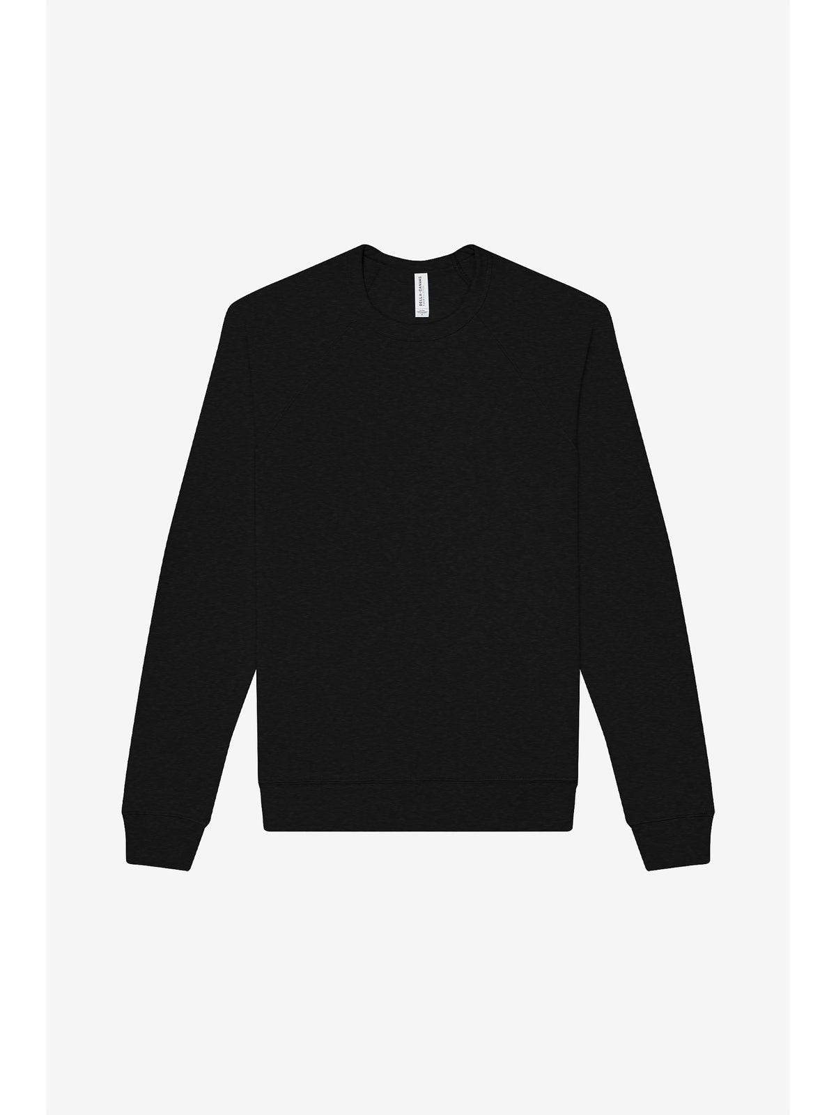 Unisex Raglan Sweatshirt - BC3901 - Black Heather