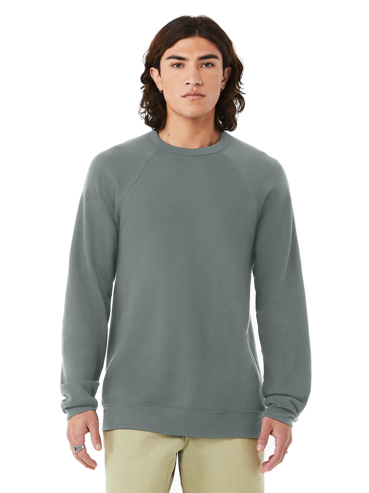 Unisex Raglan Sweatshirt - BC3901 - Blue Storm