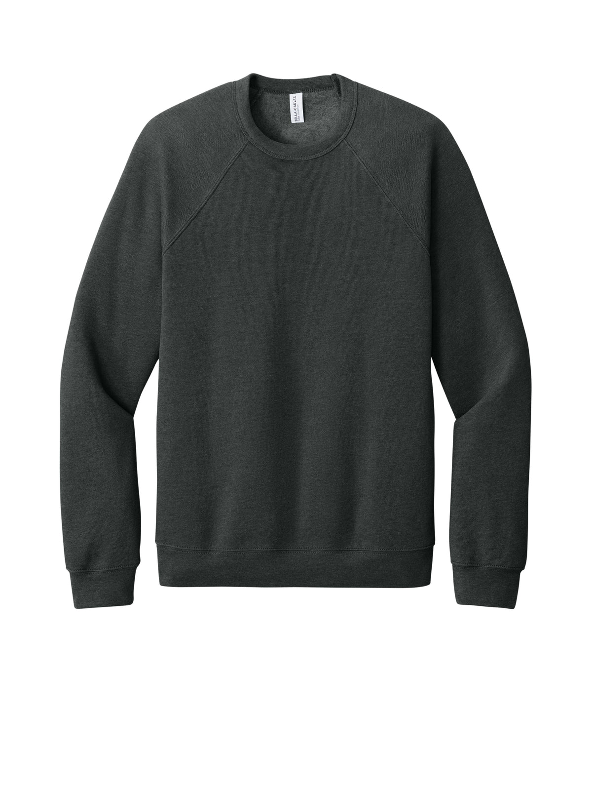Unisex Raglan Sweatshirt - BC3901 - Dark Grey Heather