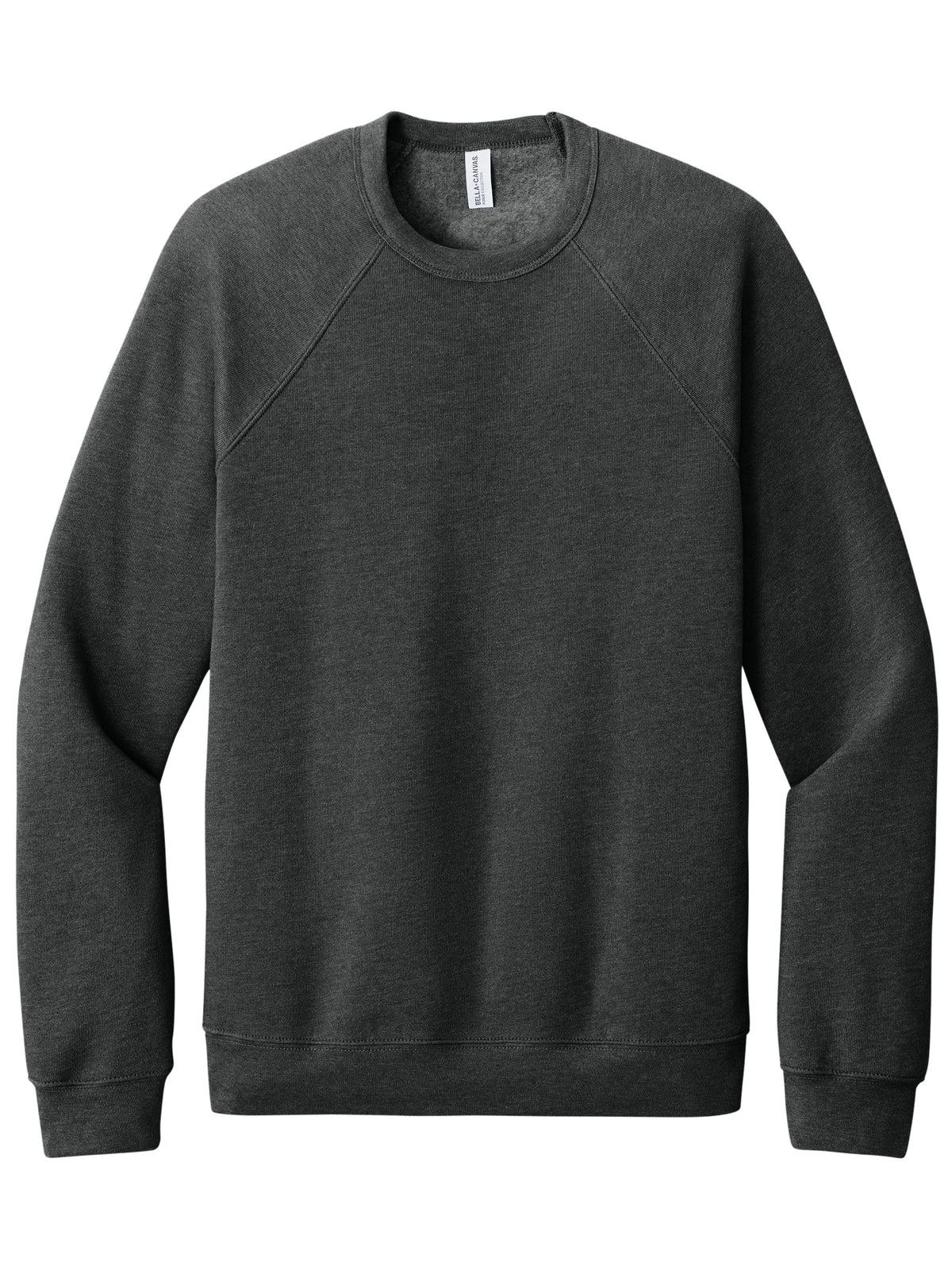 Unisex Raglan Sweatshirt - BC3901 - Grey Acid Fleece