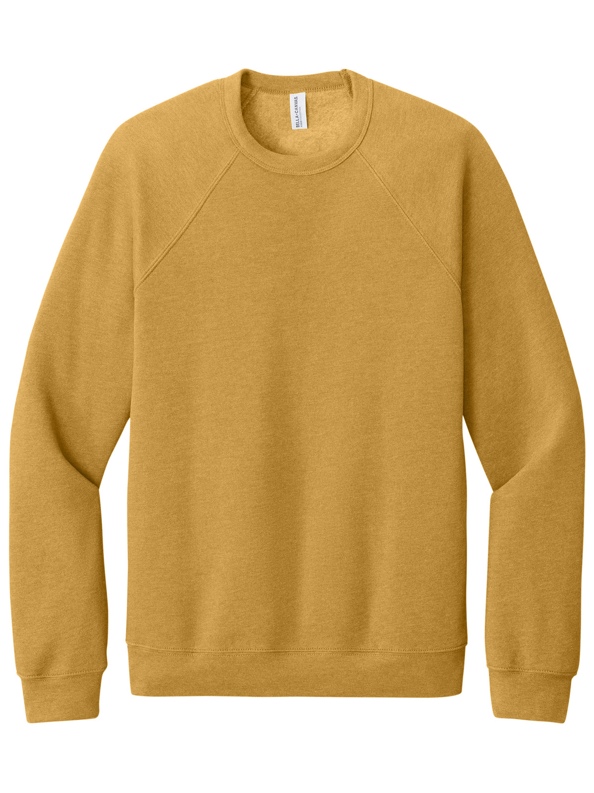 Unisex Raglan Sweatshirt - BC3901 - Heather Mustard