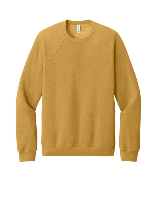 Unisex Raglan Sweatshirt - BC3901 - Heather Mustard