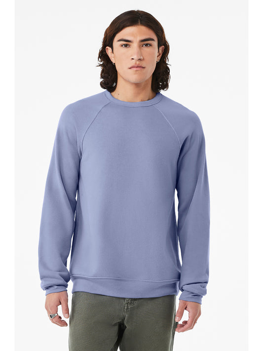 Unisex Raglan Sweatshirt - BC3901 - Lavender Blue