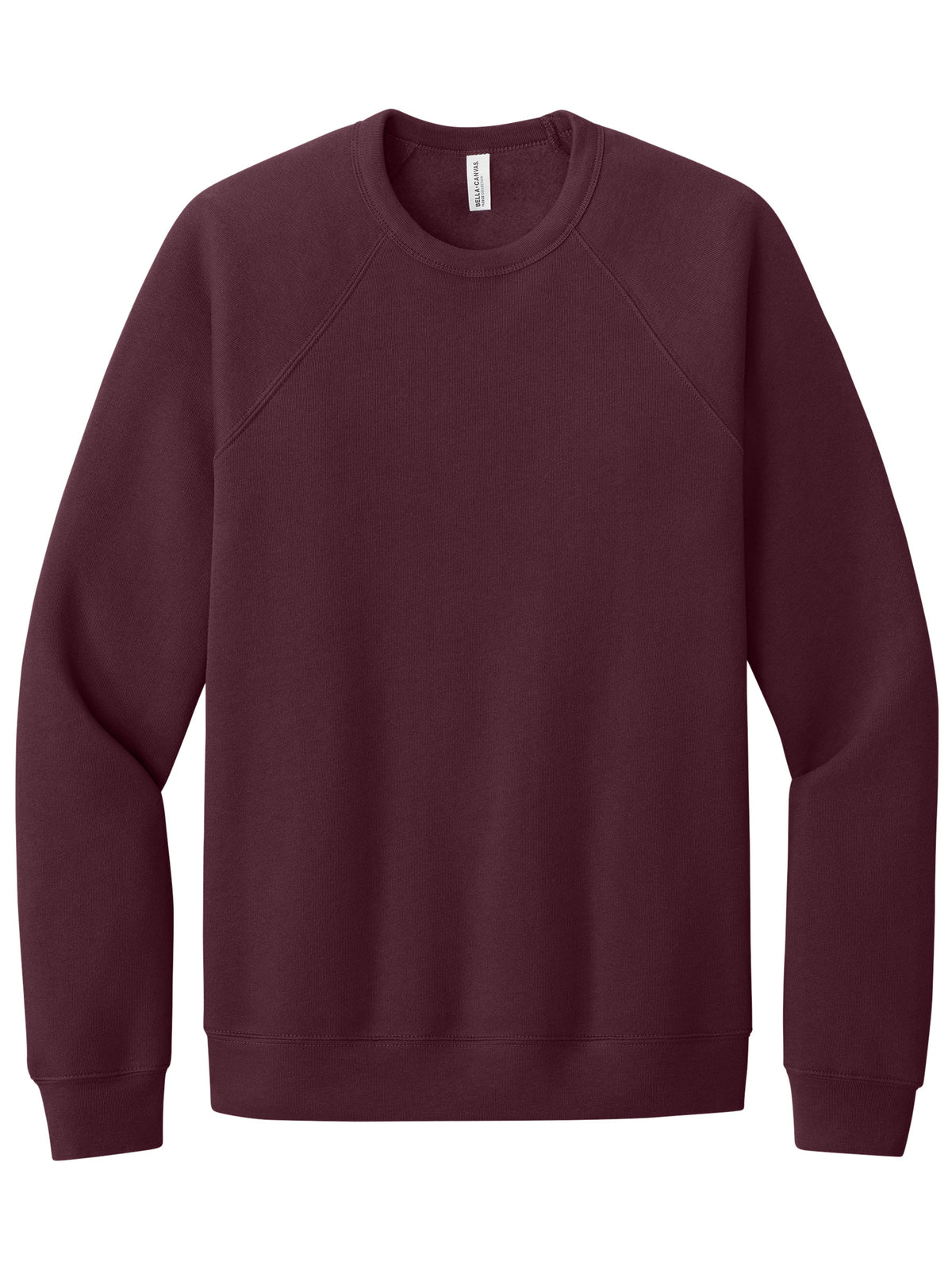 Unisex Raglan Sweatshirt - BC3901 - Maroon