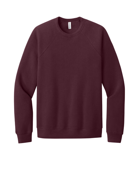 Unisex Raglan Sweatshirt - BC3901 - Maroon