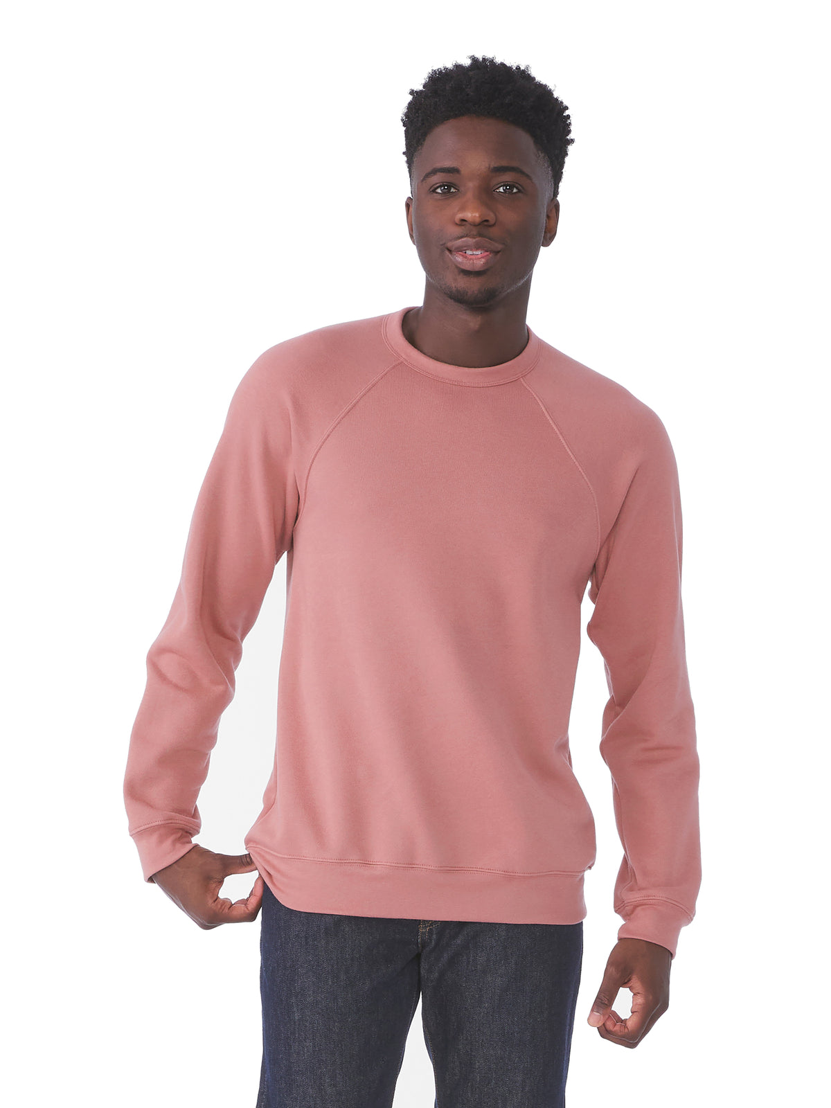 Unisex Raglan Sweatshirt - BC3901 - Mauve