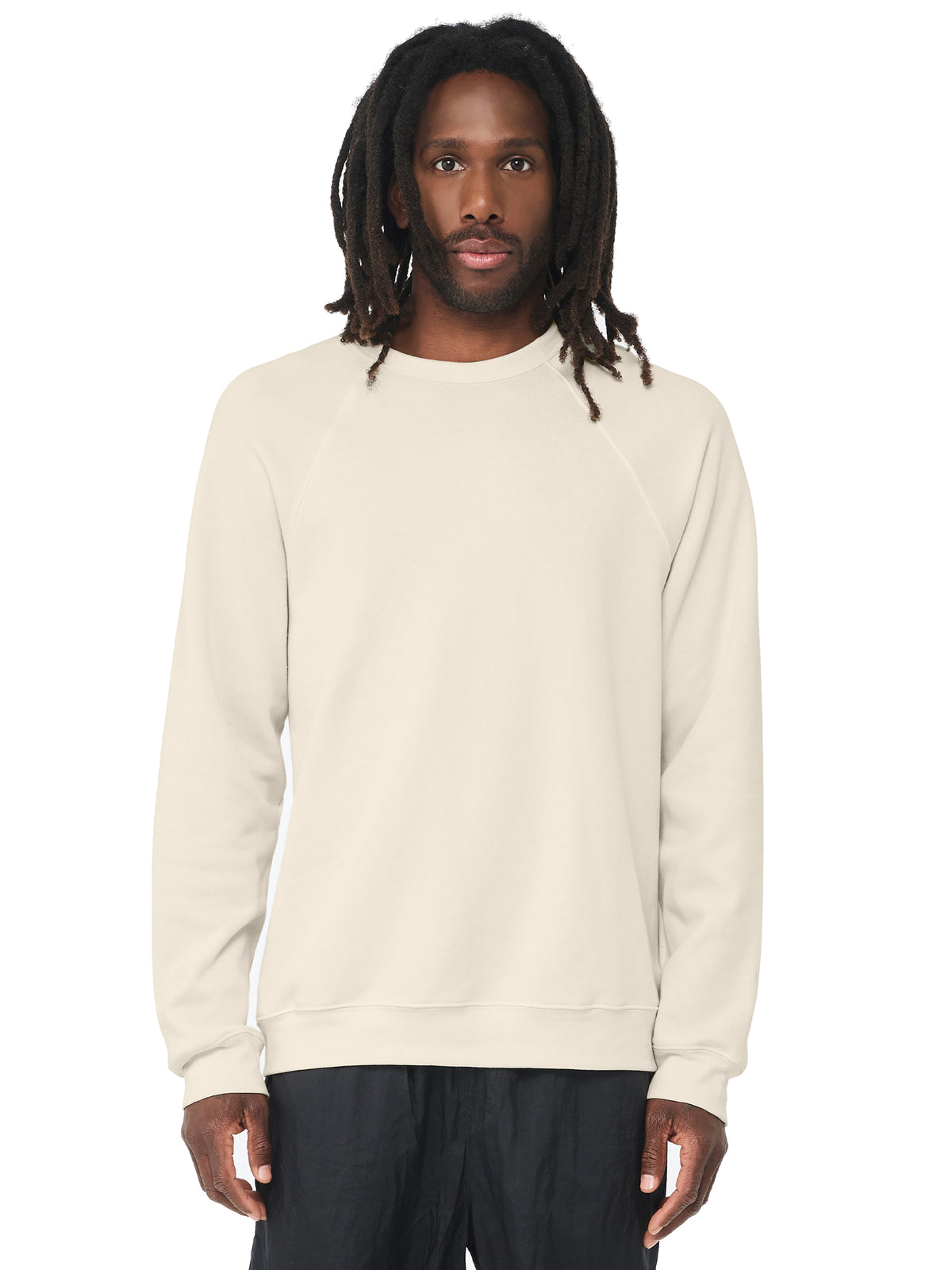 Unisex Raglan Sweatshirt - BC3901 - Natural