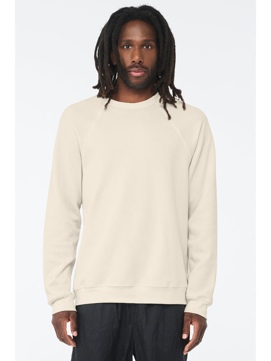 Unisex Raglan Sweatshirt - BC3901 - Natural