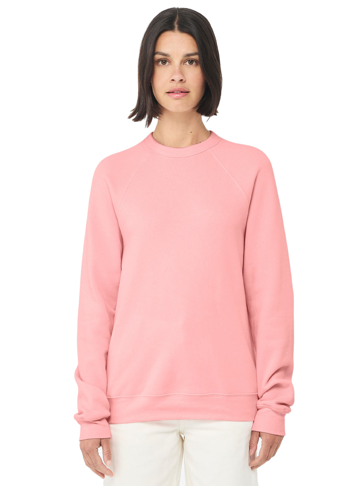 Unisex Raglan Sweatshirt - BC3901 - Pink
