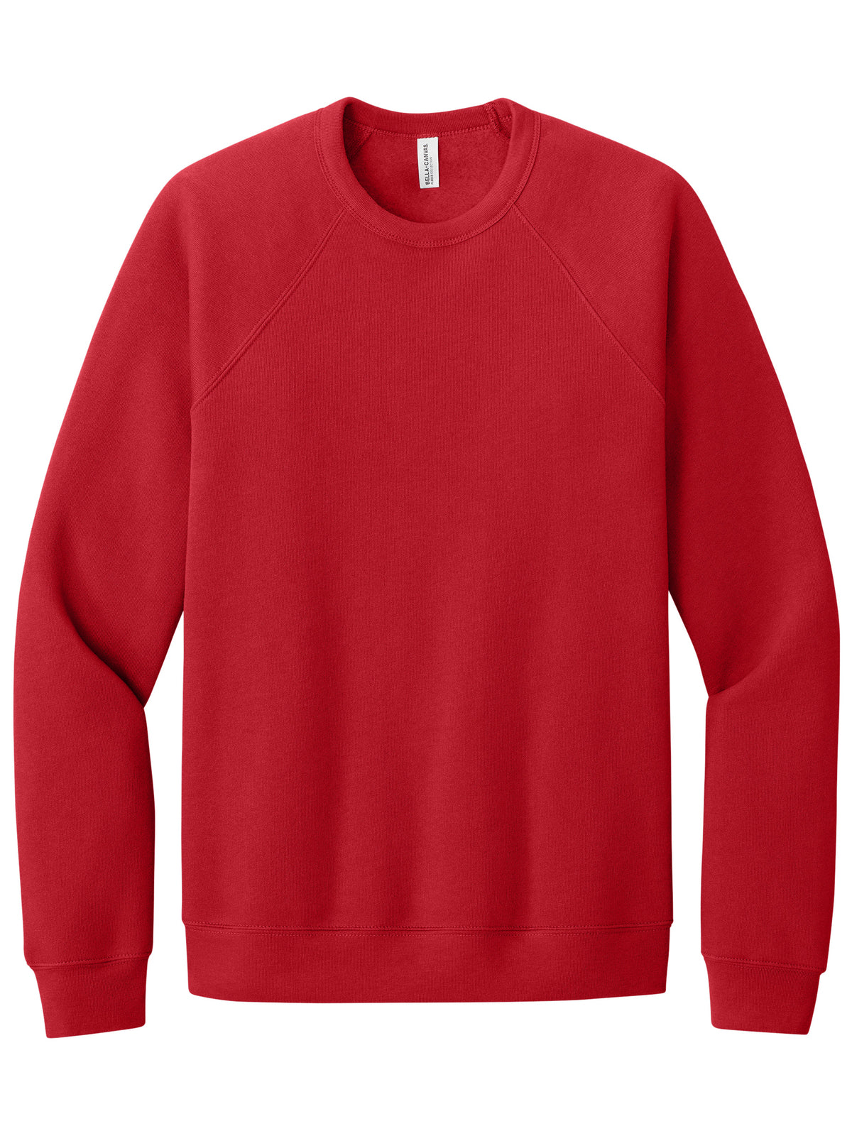 Unisex Raglan Sweatshirt - BC3901 - Red