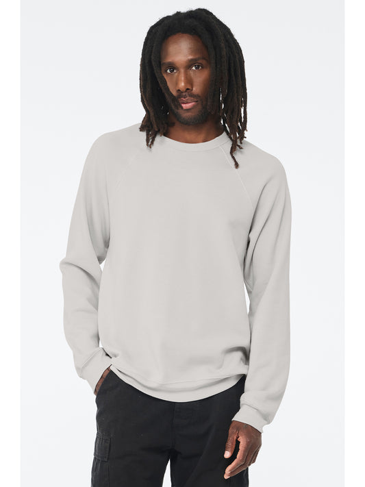 Unisex Raglan Sweatshirt - BC3901 - Silver
