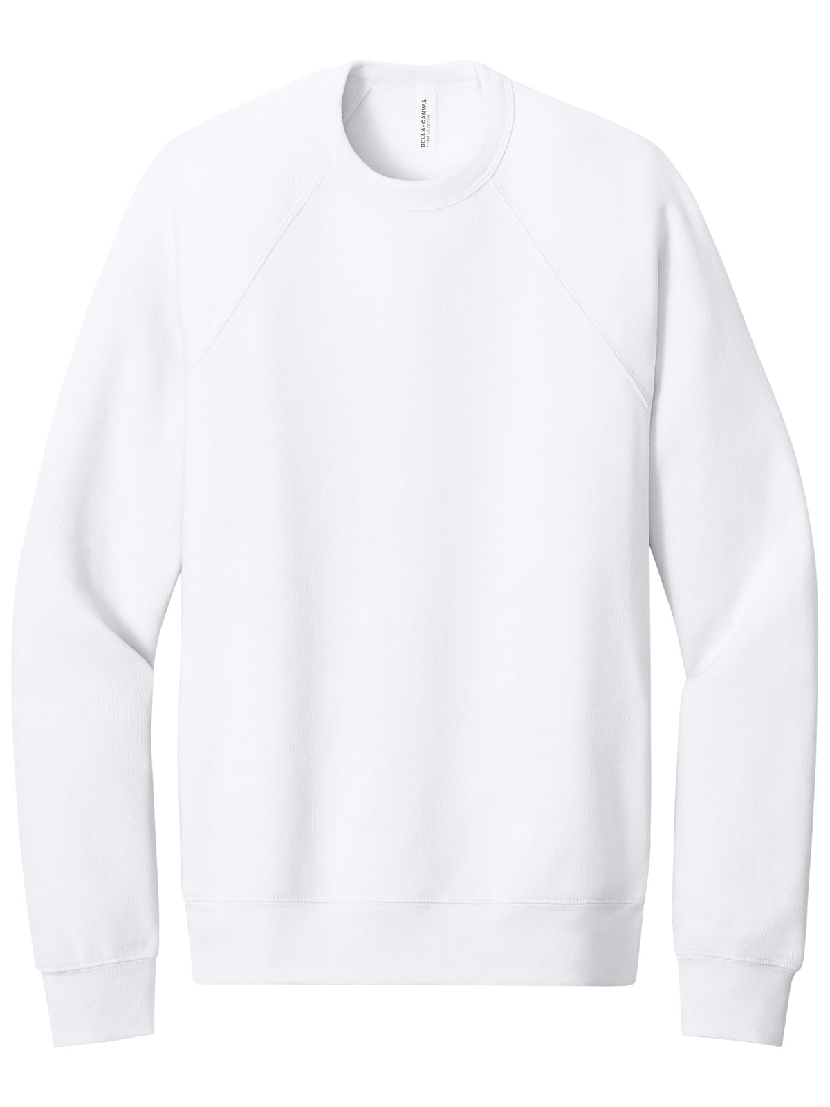 Unisex Raglan Sweatshirt - BC3901 - White