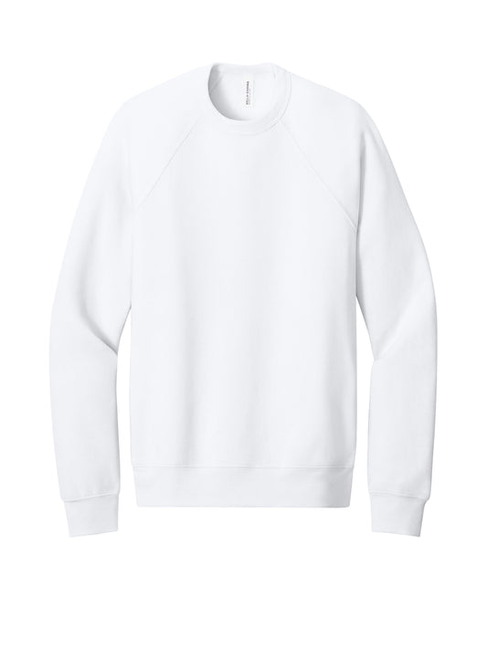 Unisex Raglan Sweatshirt - BC3901 - White