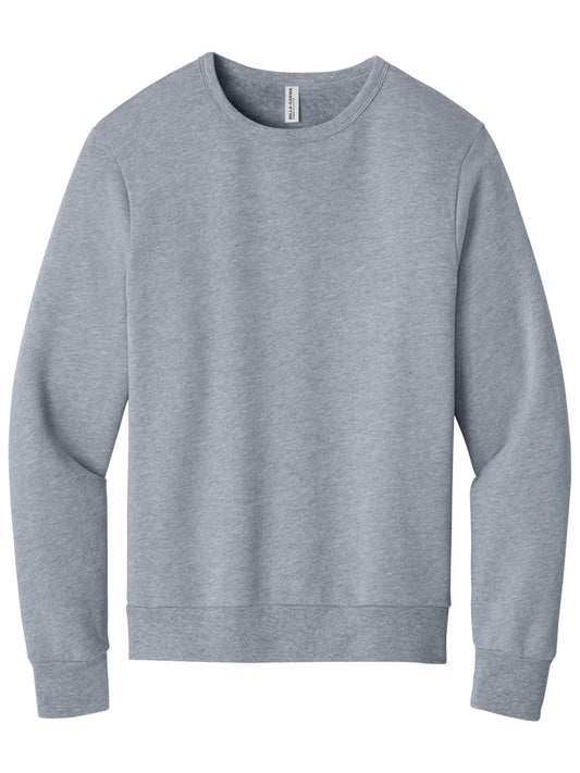 Unisex Sponge Fleece Classic Crewneck Sweatshirt - BC3911 - Athletic Heather