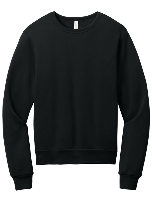 Unisex Sponge Fleece Classic Crewneck Sweatshirt - BC3911 - Black