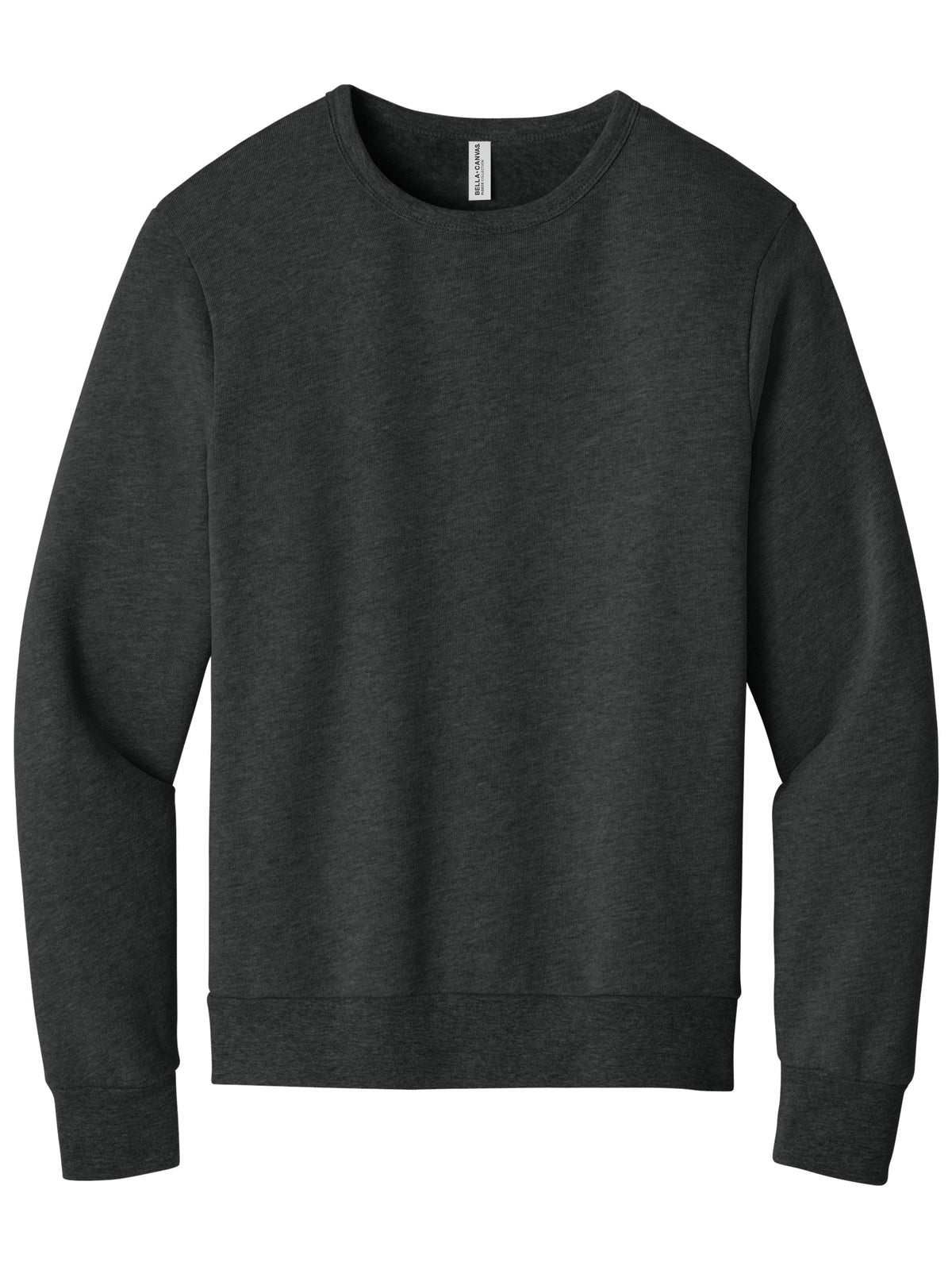 Unisex Sponge Fleece Classic Crewneck Sweatshirt - BC3911 - Dark Grey Heather