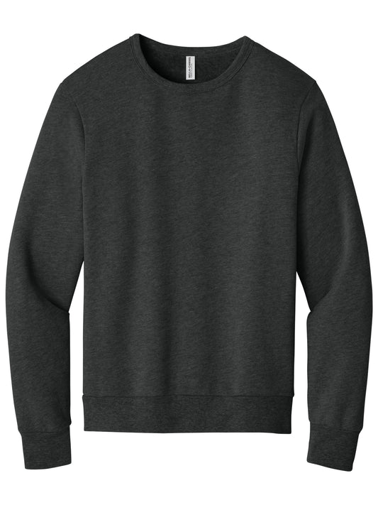 Unisex Sponge Fleece Classic Crewneck Sweatshirt - BC3911 - Dark Grey Heather