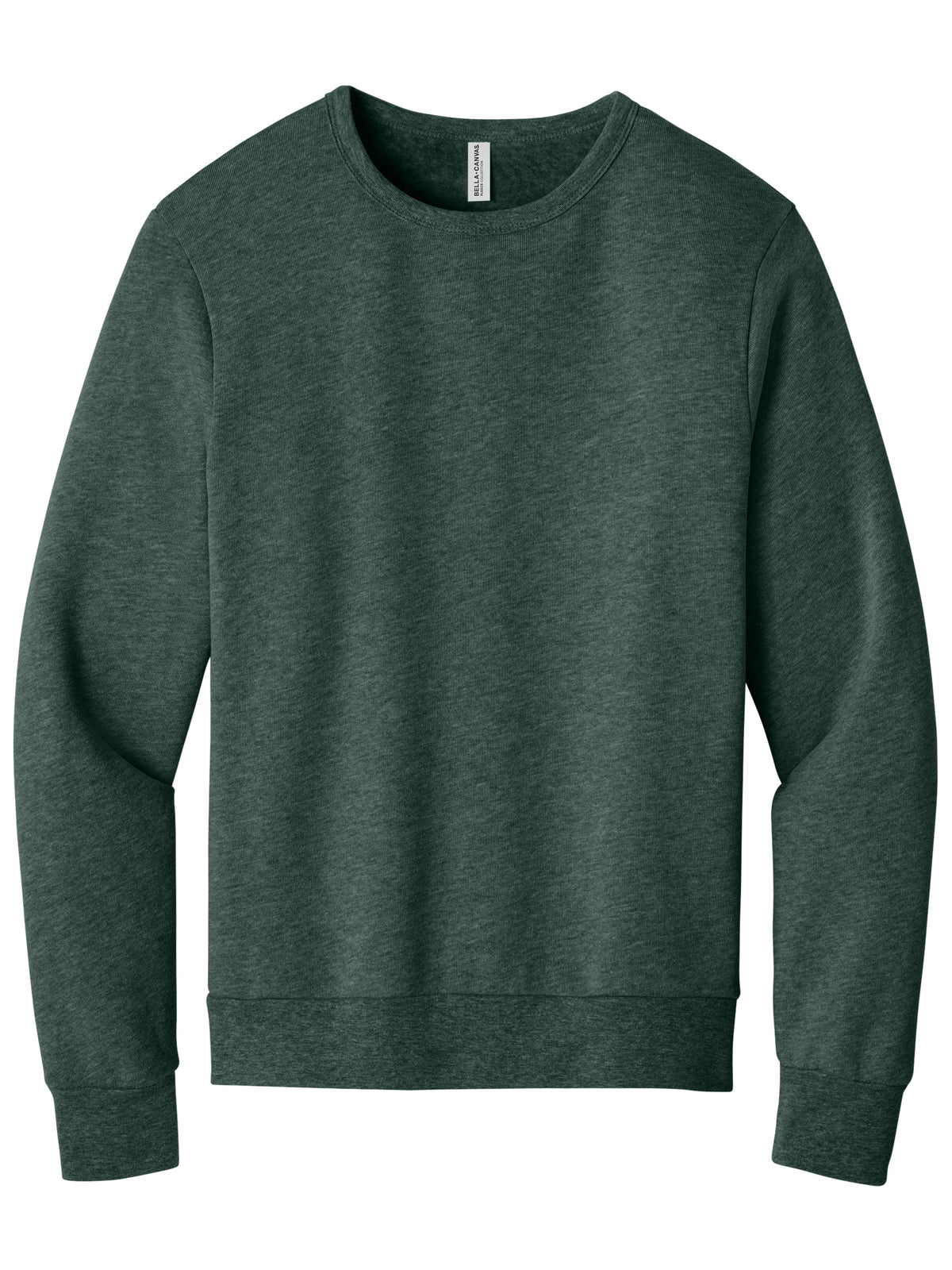 Unisex Sponge Fleece Classic Crewneck Sweatshirt - BC3911 - Heather Forest