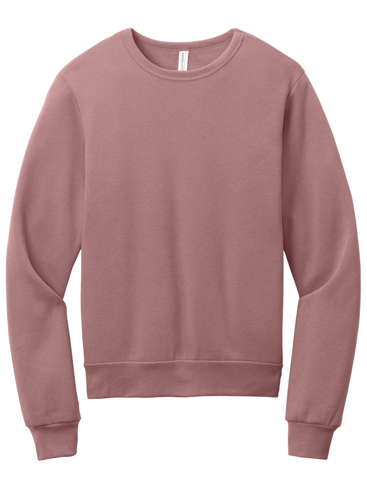 Unisex Sponge Fleece Classic Crewneck Sweatshirt - BC3911 - Mauve