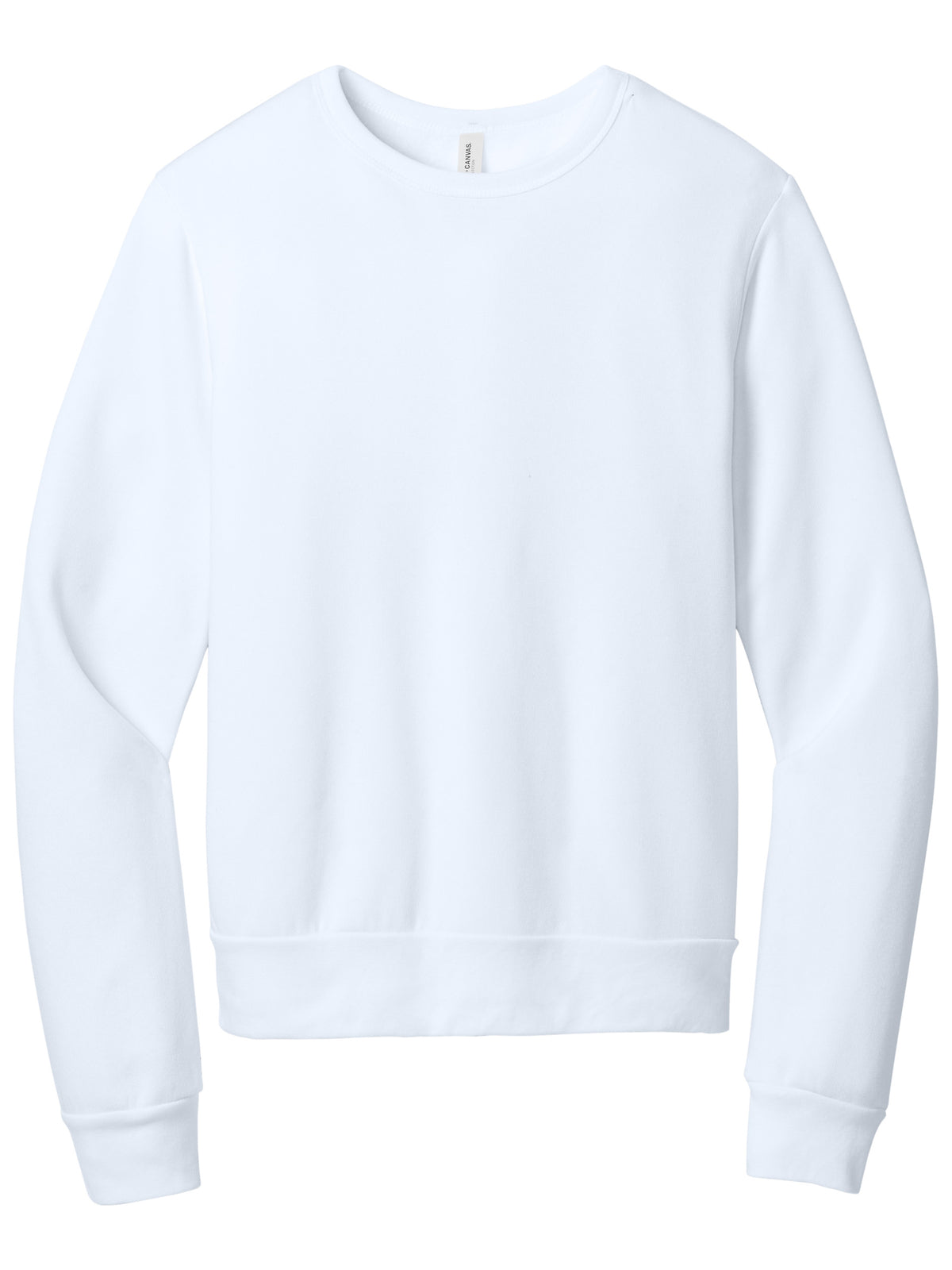 Unisex Sponge Fleece Classic Crewneck Sweatshirt - BC3911 - White