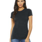 Women's Slim Fit Tee - BC6004 - Dark Grey Heather