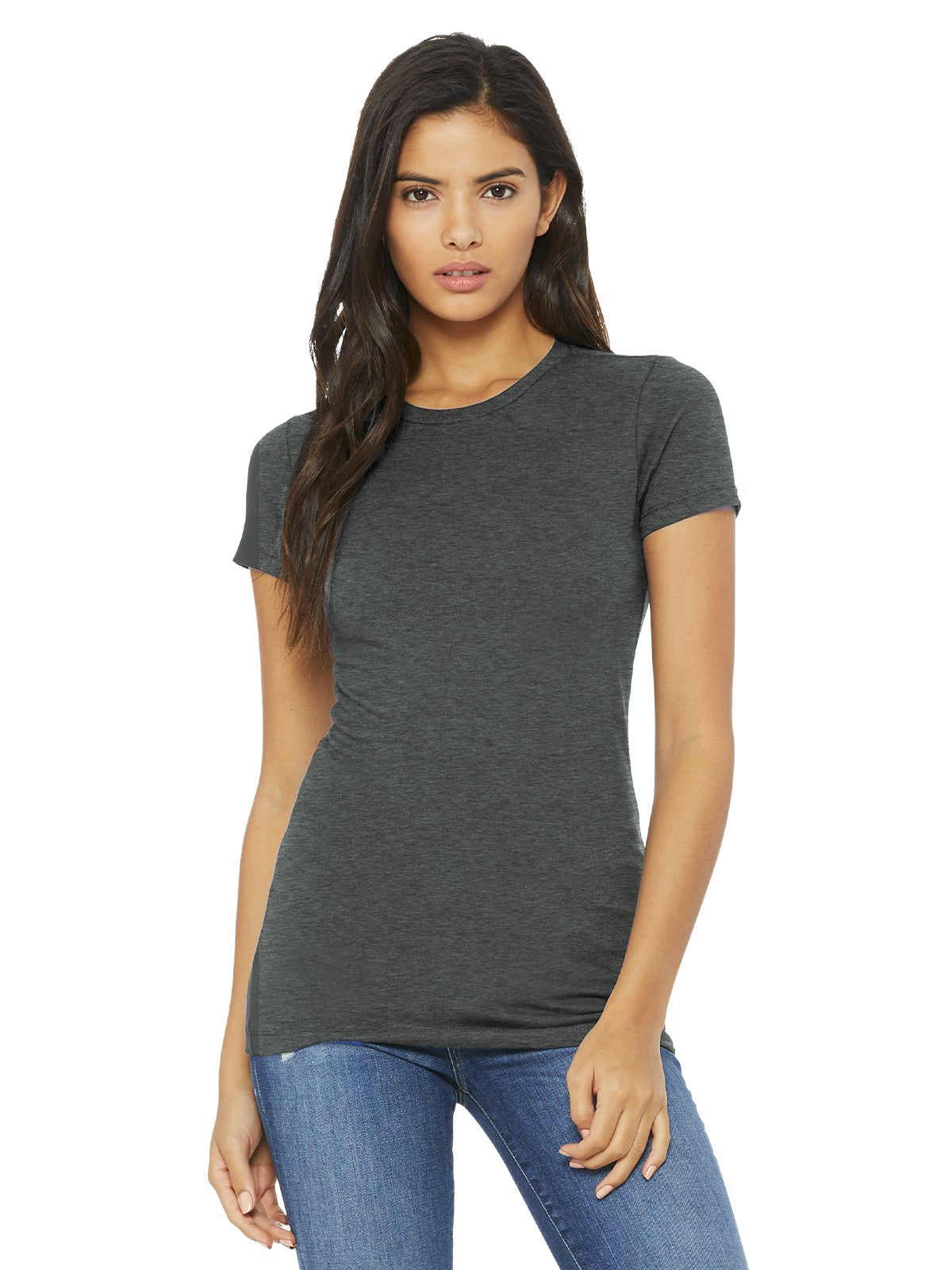 Women's Slim Fit Tee - BC6004 - Deep Heather