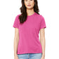 Women’s Relaxed Jersey Short Sleeve Tee - BC6400 - Charity Pink
