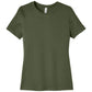 Women’s Relaxed Jersey Short Sleeve Tee - BC6400 - Military Green