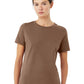 Women’s Relaxed Jersey Short Sleeve Tee - BC6400 - Vintage Brown