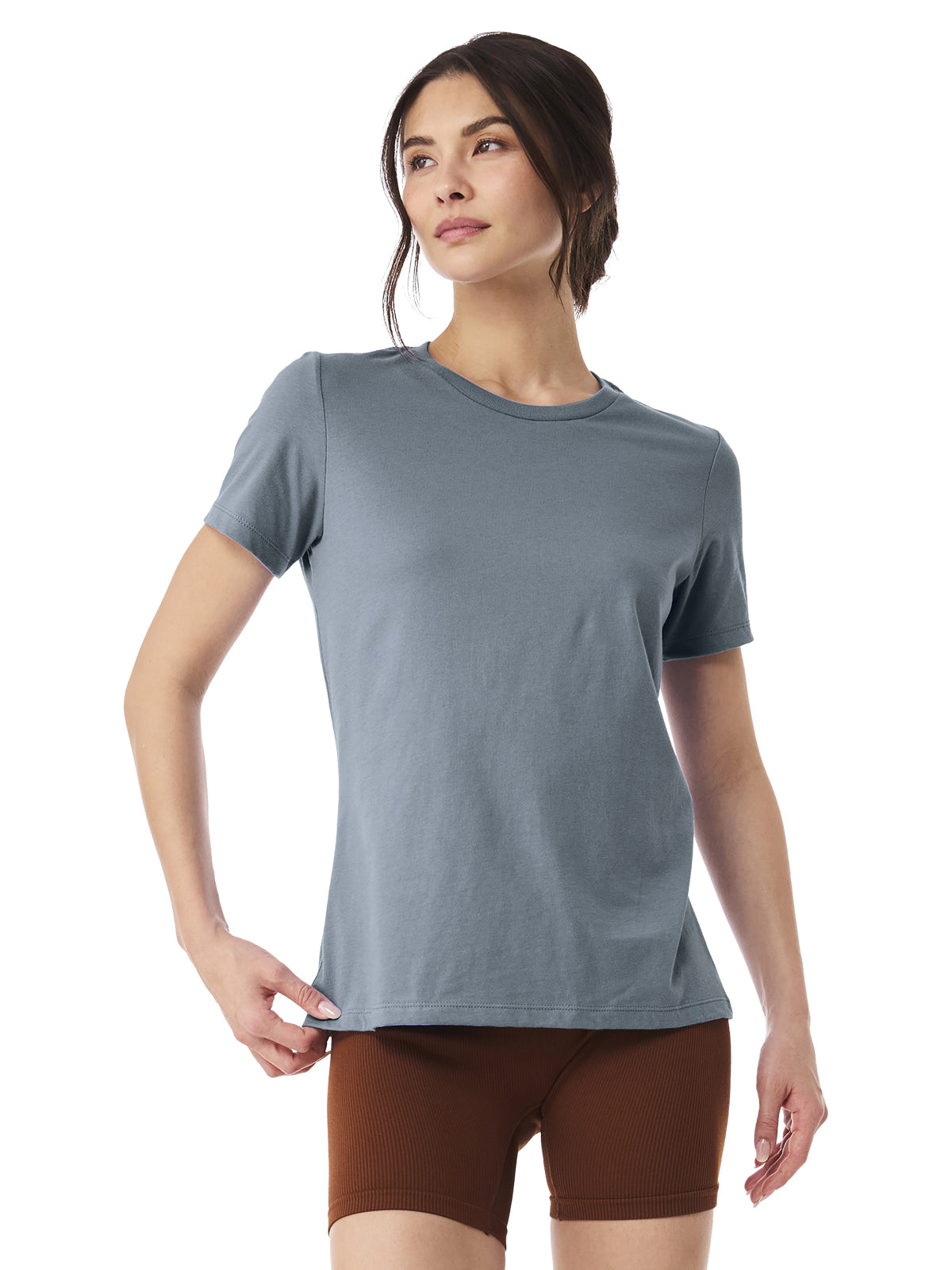 Women’s Relaxed Jersey Short Sleeve Tee - BC6400 - Vintage Denim