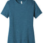 Women's Relaxed CVC Tee - BC6400CVC - Heather Deep Teal