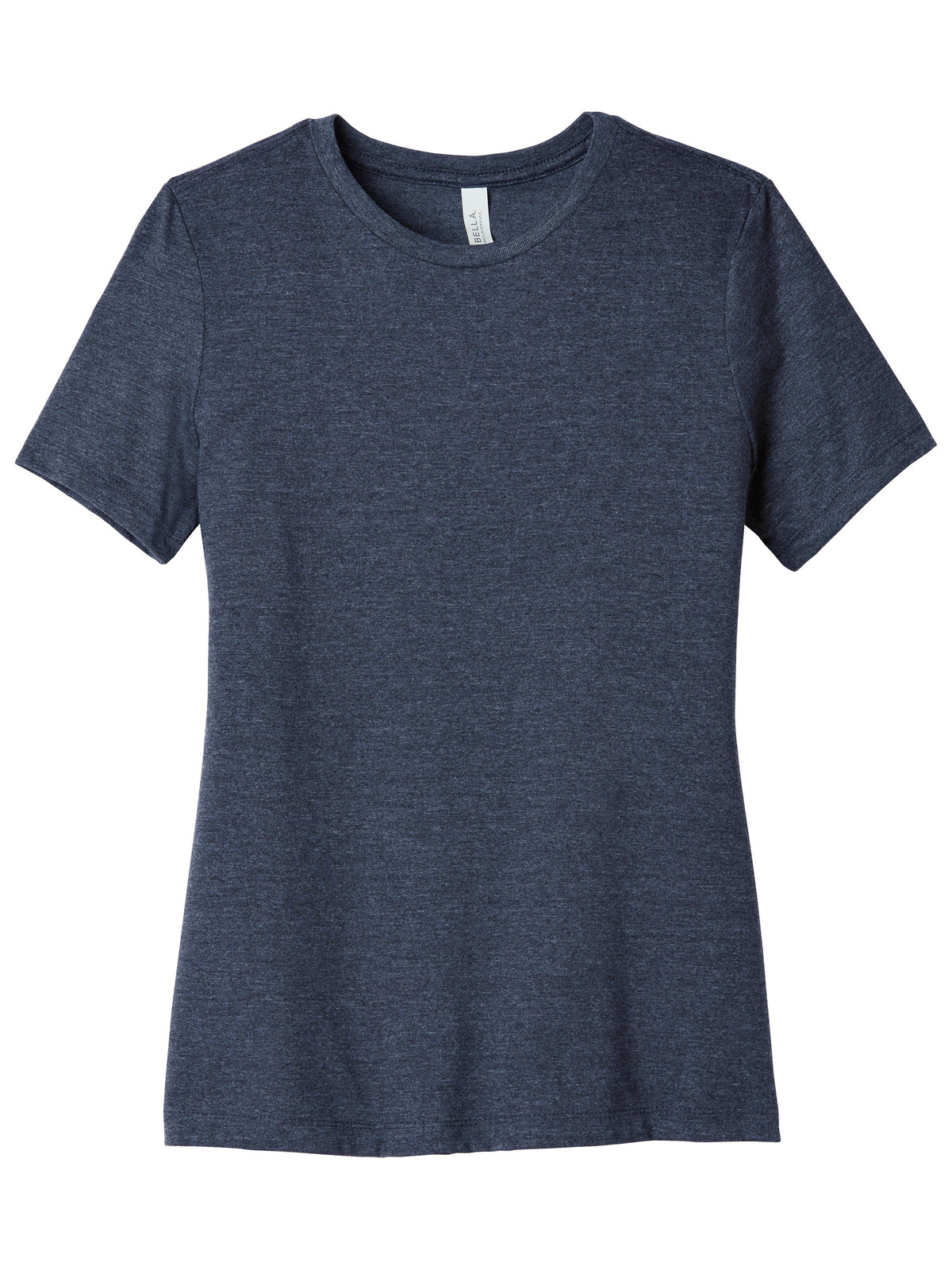 Women's Relaxed CVC Tee - BC6400CVC - Heather Navy