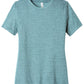 Women's Relaxed CVC Tee - BC6400CVC - Heather Blue Lagoon
