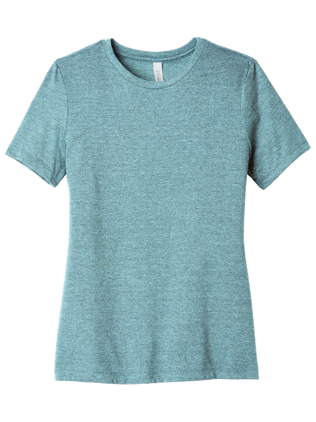 Women's Relaxed CVC Tee - BC6400CVC - Heather Blue Lagoon