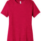 Women's Relaxed CVC Tee - BC6400CVC - Heather Red