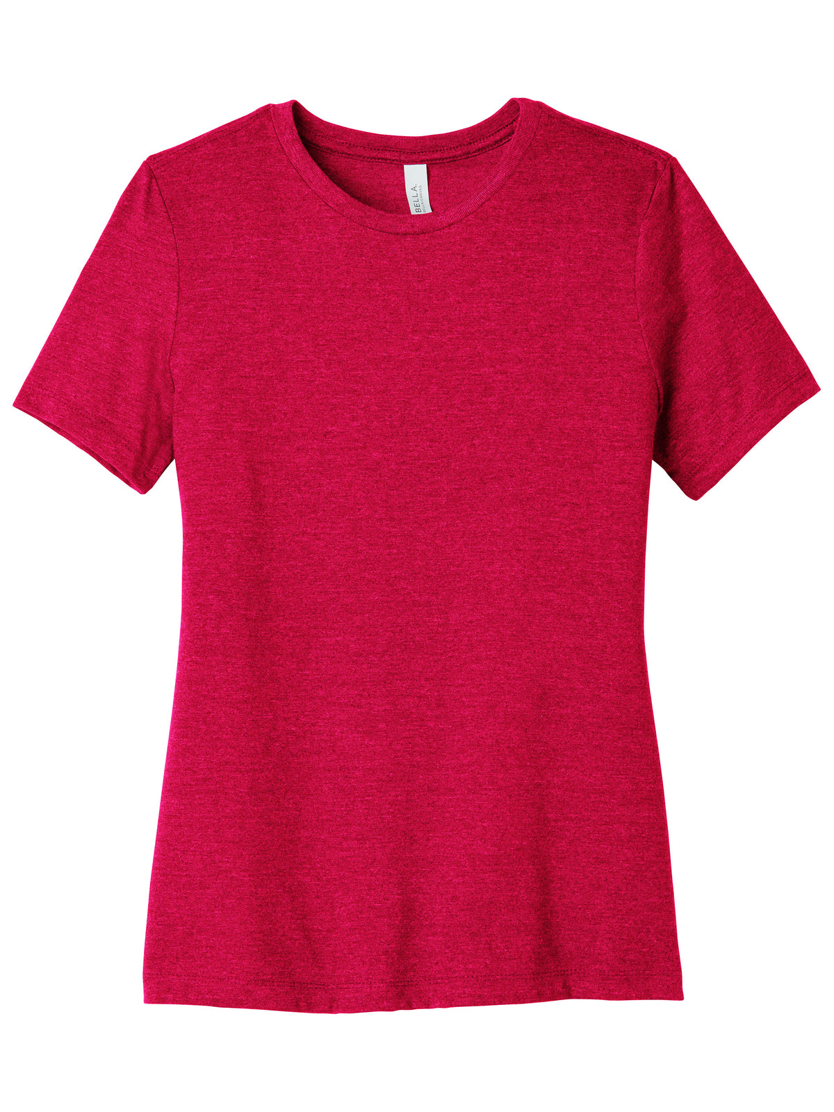 Women's Relaxed CVC Tee - BC6400CVC - Heather Red