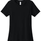 Women's Relaxed CVC Tee - BC6400CVC - Solid Black Blend